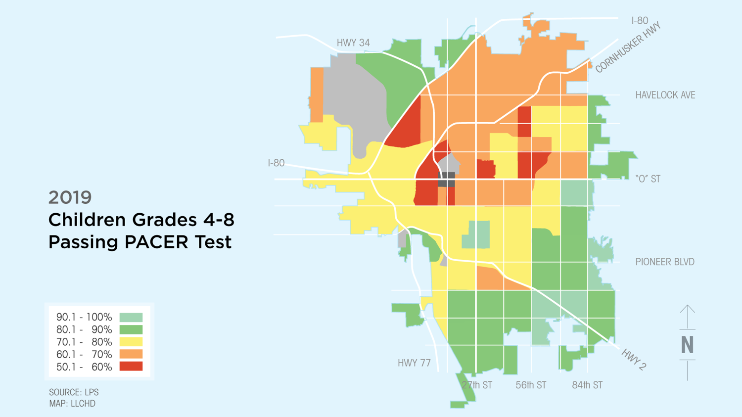 PlaceMatters3.0_YouthFitness Youth Fitness Map for Lincoln