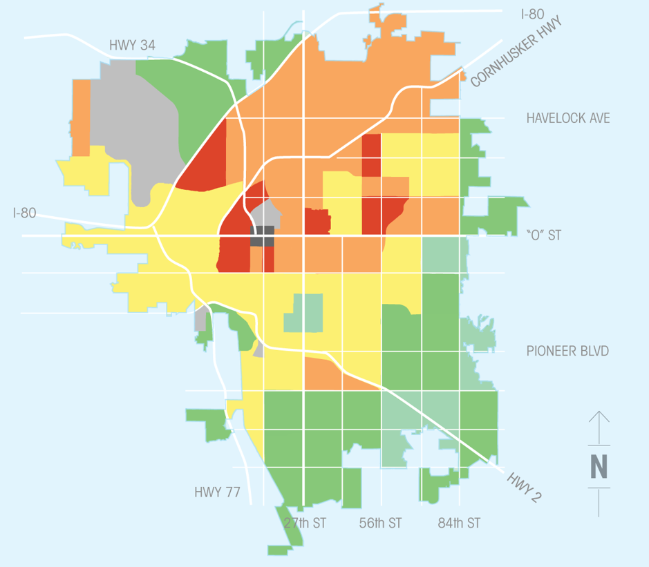 Youth Fitness Map for Lincoln